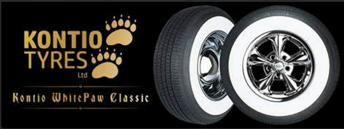 Kontio whitepaw classic whitewall tire tyre