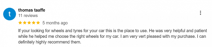 Old Town Autos customer review